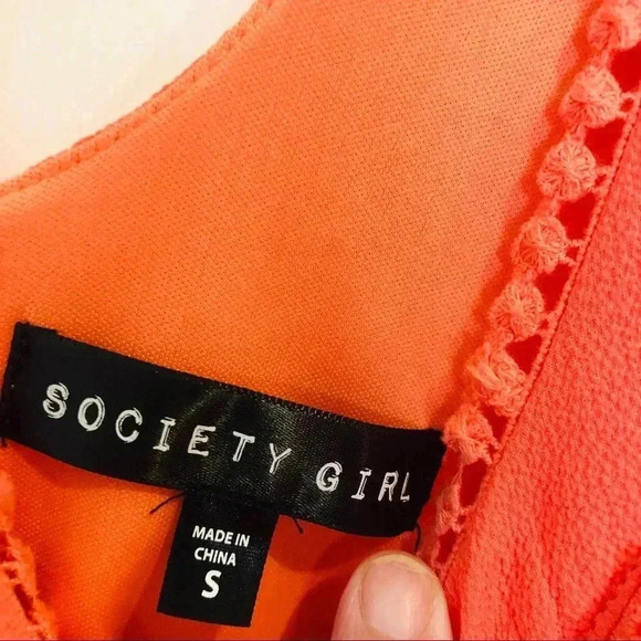 Society girl one piece short set/ size sm - Picture 2 of 3